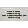 4PCS Kits AT4 Overlay Emblem Badge Sticker Sierra Replacement for