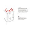 Lincsfire 2 Blade Heat Powered Stove Fan Warm Air Circulating
