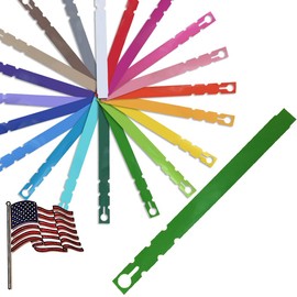 TAGKRAFTERS 9" x 3/4" Green - 150 Pcs - Plastic Plant Tags and Labels - Wrap Around Thermal Plastic - Nursery Garden Tree Labels | Made in The USA |