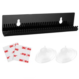 Hair Extension Holder Hair Extension Hanger Weft Holder Braiding Hair Rack w/2 Suction Cups Designed to Securely Hold Extra Wide Wefts Including Halos, Hand Tied Wefts, Beaded Wefts and Full Bundles