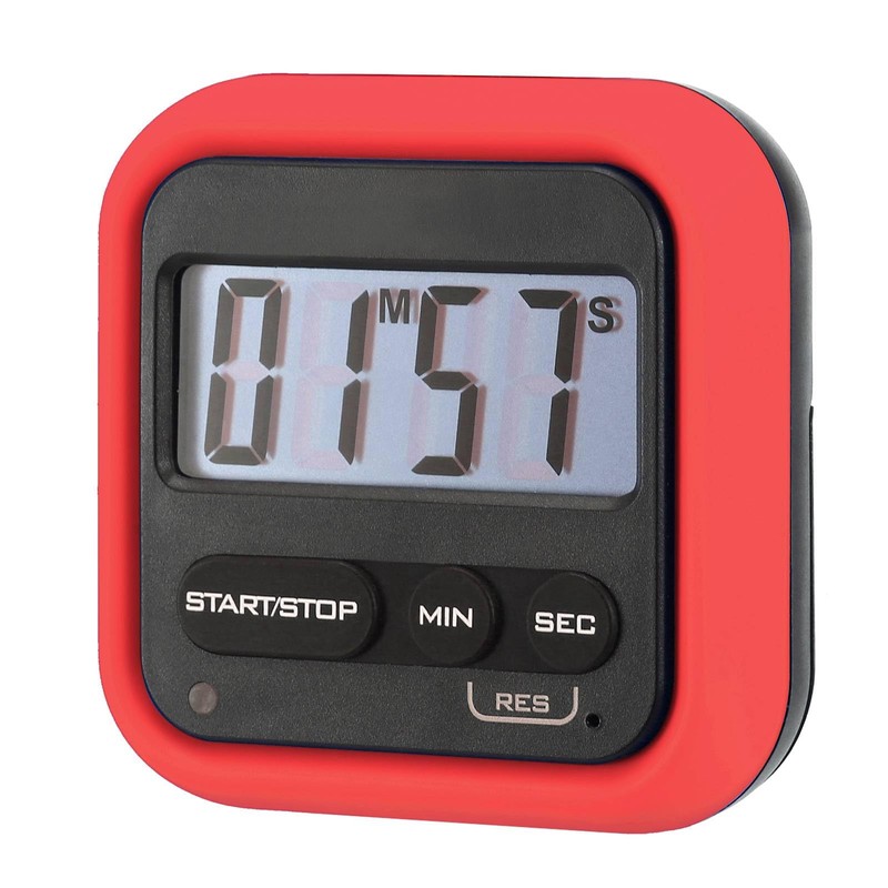 Timer, Kitchen Timer Digital Stopwatch with Loud Alarm Large LCD