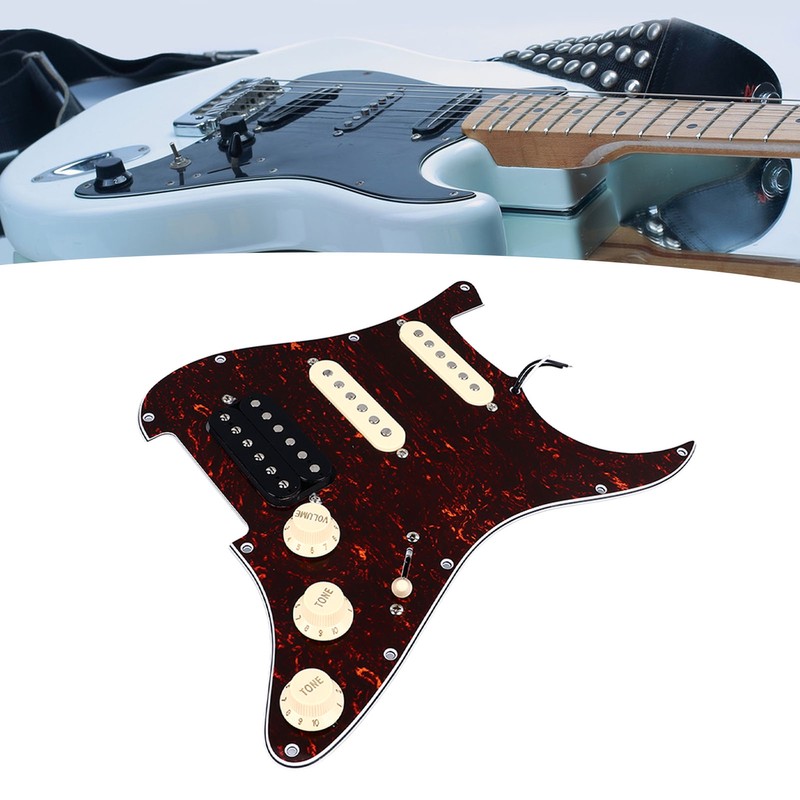 Electric Guitar Pickguard Plastic and Mental Electric Guitar Loaded Pickguard