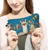 Livel lhood Birthday Lama Makeup Bag Cute Small Organizer Zipper