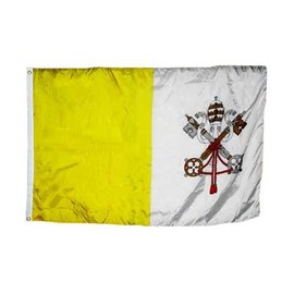 Vatican City (Papal) Flag 3X5 Foot SolarMax Nylon