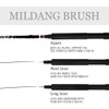 motive Mostive Mildang Brush 2 Nail Brush Short Liner /