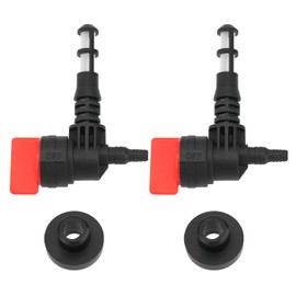 Create idea 2 Set 90 Degree Fuel Shut Off Valve Grommet Bushing Kit for Plastic Gas Tank Generator 25-462-03-S Compatible with Kohler Compatible with Briggs Stratton