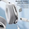 Auriculares Inalámbricos Diadema Con Micrófono 400mah Negro Diadema Vulata P9
