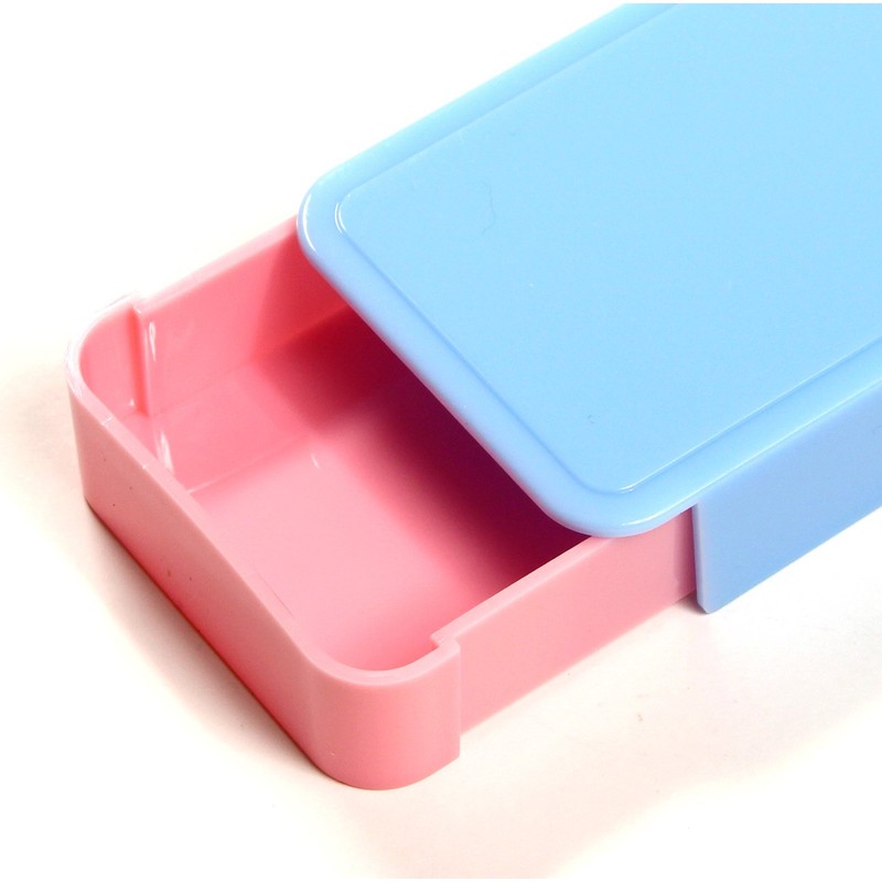 Eagle Japan SP543 Pencil Case, Slide Plastic Pen Case, Sax