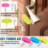 Leriton 6 Pack Easier to Grip Key Turner Aid Bright