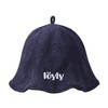 Loyly Sauna Hat, Washable, Towel Fabric, Cotton, Men's, Women's, Unisex, Gift, Sauna Goods, navy