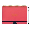 Gakken Sta:ful, Staful, ww White Whiteboard Notebook, B6, Red