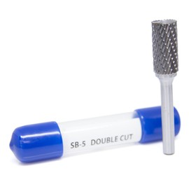 SB-5 Cylinder Shape End Cut - Premium Double Cut Tungsten Carbide Burr