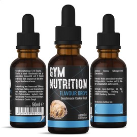 Flavour Drops, without Calories, with Dosing Pipette, 50 ml, Super Flavour, for Quark, Yogurt and More, Made in Germany