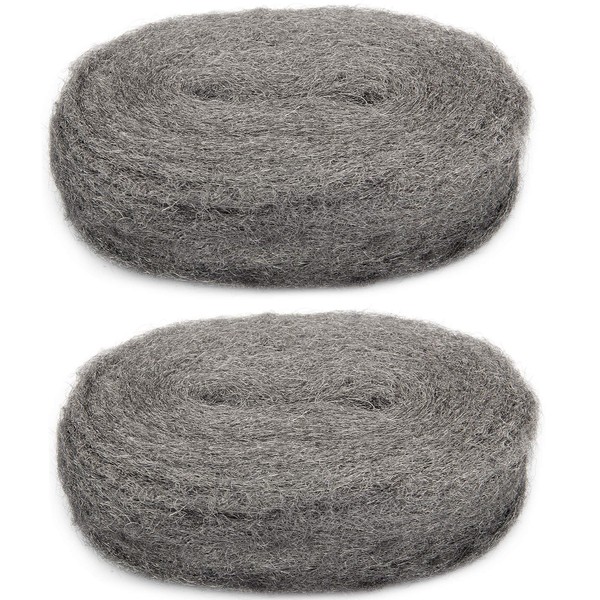 60FT Steel Wool Fill Fabric Roll, Coarse Wire Wool Hardware