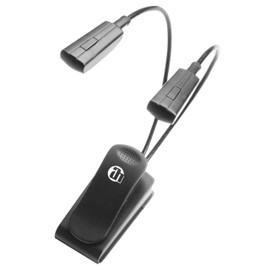 ah Stands SLED2PRO SLED 2 Pro LED Music Stand Light (4x Light Emitting Diodes, 2x Goosenecks), One Size, Black