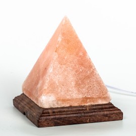 Himalayan Salt Pyramid Salt Lamp with Cord