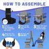 BASIC CONCEPTS Airplane Foot Hammock (Memory Foam), Perfect Airplane Footrest