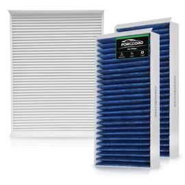 Forccord Cabin Air Filter kit Fits for Mercedes GLE350 GLE400 GLE450 2016-19, ML350 ML550 2012-15, GLS450 GLS550 GLS63 2017-19, GL450 GL550 GL63 2013-16 Replacement 1668300318 1668300218