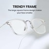 Cyxus 8235 Blue Light Cut Glasses, Non-Degree, UV Protection, Lightweight