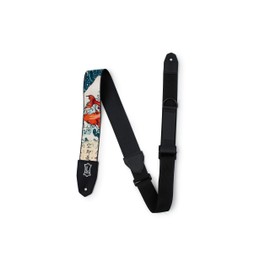 Levy's Unisex's MPRH-16 Guitar Strap, Koi Fish and Wave, One Size
