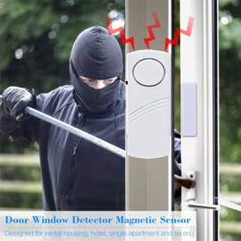 Door Window Alarm, 90DB Door Alarms for Kids Safety, Door Window Burglar Alarm-Window Pool Alarms for Home (12 Pack)