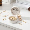 Hmxpls Portable Ring Holder Keychain, Mini Sports Jewelry Holder Box,