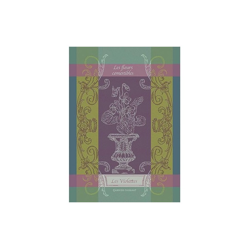 Garnier Thiebaut 46327 Tea Towel Les Violets Violet 56 x