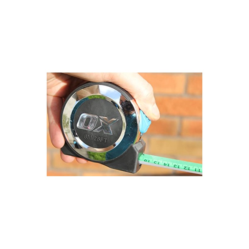 OX Tools P020908 Pro 8m Tape Measure, Blue