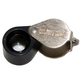 Bausch & Lomb 20X Coddington Magnifier B&L Jewelry Diamond Loupe Pocket, Hand