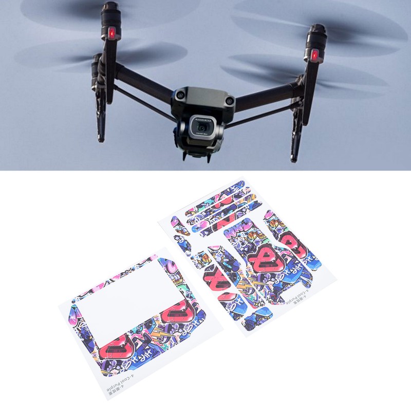 Drone Skin Protective Sticker Easy to Stick Removable Drone Accessory