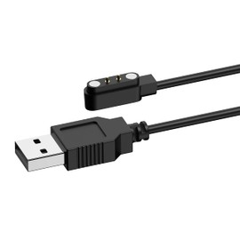 Popglory P66 Ladekabel, kompatibel mit P66 Smart Watch, Ersatz-USB-Ladekabel, tragbares magnetisches Ladegerät （2-Pack）