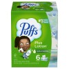 Puffs Plus Lotion Facial Tissue, 6 Family Size Boxes, 124
