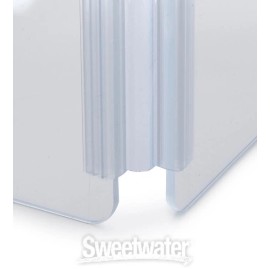 Sound Shields VDS12X24X4-K 2-foot Tall 4-foot Wide 4-section Acrylic Amp Shield