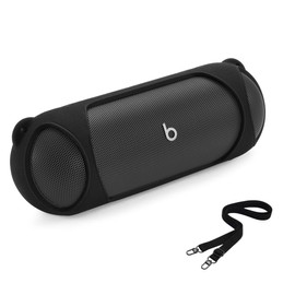 Speaker Case for Beats Pill Bluetooth Speaker, Shoulder Strap for Easier Carrying for Beats Speaker，3Colors Available，for Mountaineering Hiking Outdoor Travel Compatible with Beats Pill 2024 (Black)