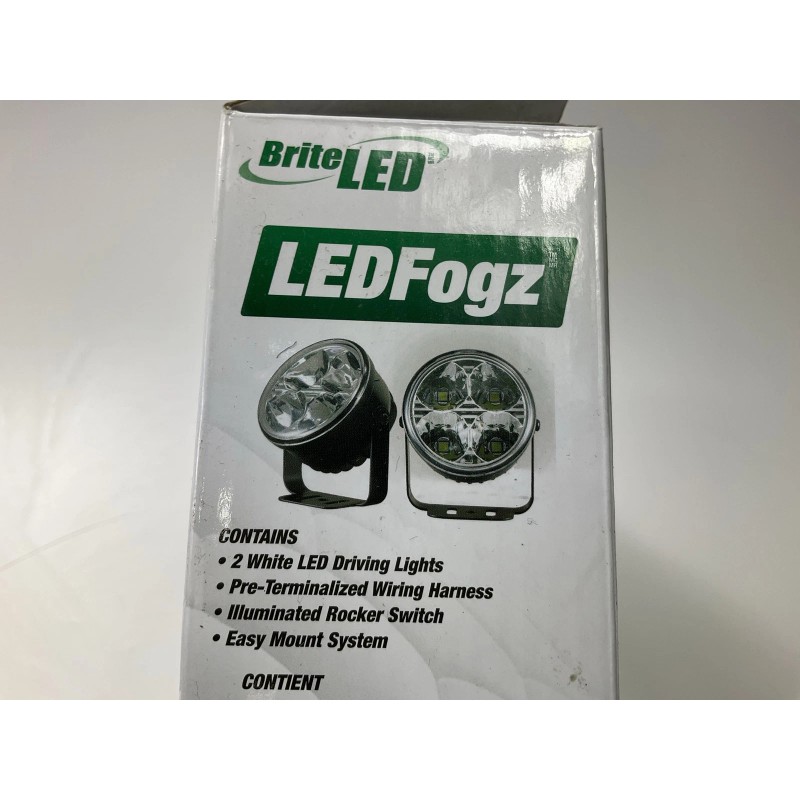 BriteLED 71302 LED Auxiliary Fog And Driving Light Kit W/