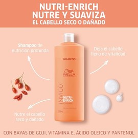 Wella Professionals Invigo Nutri Enrich Shampoo Nutrición Profunda