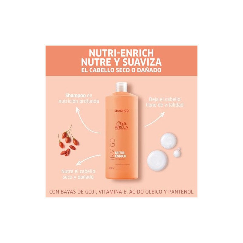 Wella Professionals Invigo Nutri Enrich Shampoo Nutrición Profunda