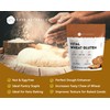 Vital Wheat Gluten for Bread Making, Baking & Seitan (12oz)