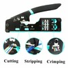 Gaobige Network Tool kit, Pass Through RJ45 Crimp Tool kit,