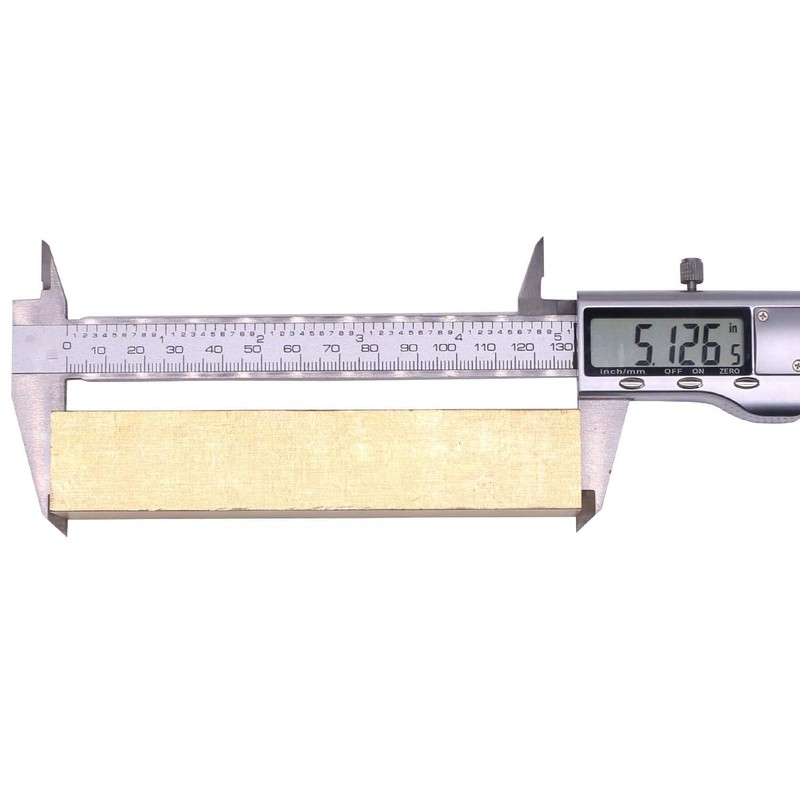 1" x 1" C360 Brass Square BAR 5" Long Solid