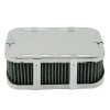 Empi 9024 Chrome Rectangular Air Cleaner Assembly-IDF Weber 4-1/2" X