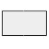Projector Screen, White Projector Screen, 16:9 No Crease Home Theater
