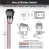 2" Stroke 12V Micro Linear Actuator with Momentary Switch, 188N/42lb