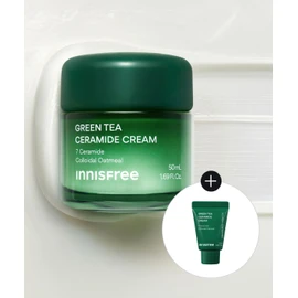 Innisfree [Gift with Purchase] Green Tea Ceramide Cream 50mL + 15mL 1 piece