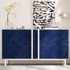 FANCYEASY Navy Blue Felt Drawer Liner Self Adhesive Velvet Flocking