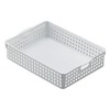 inomata Chemical Accessory Storage Stock basket A4 White 4570 26.4 × 35.3 × 8.1 cm