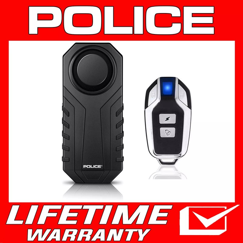 POLICE Bike Alarm Motorcycle Scooter Anti Theft Security System With