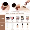 AUAUY Foundation Makeup Brush, High-Density Flat Top Kabuki Makeup Brush,