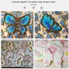 LUBTOSMN Butterfly Cookie Cutter Set-5 Piece-Butterfly Fondant Biscui Cutters