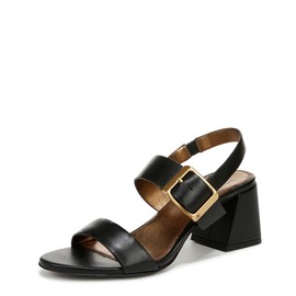 Naturalizer Womens Vicky Slingback Heeled Sandal Black Leather 8 M